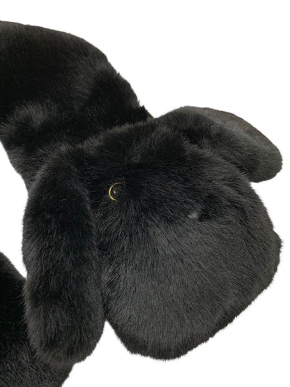 エムズグレイシー 296508 マフラー ブラック わんちゃん フェイクファー ITGUB2NMBQ48