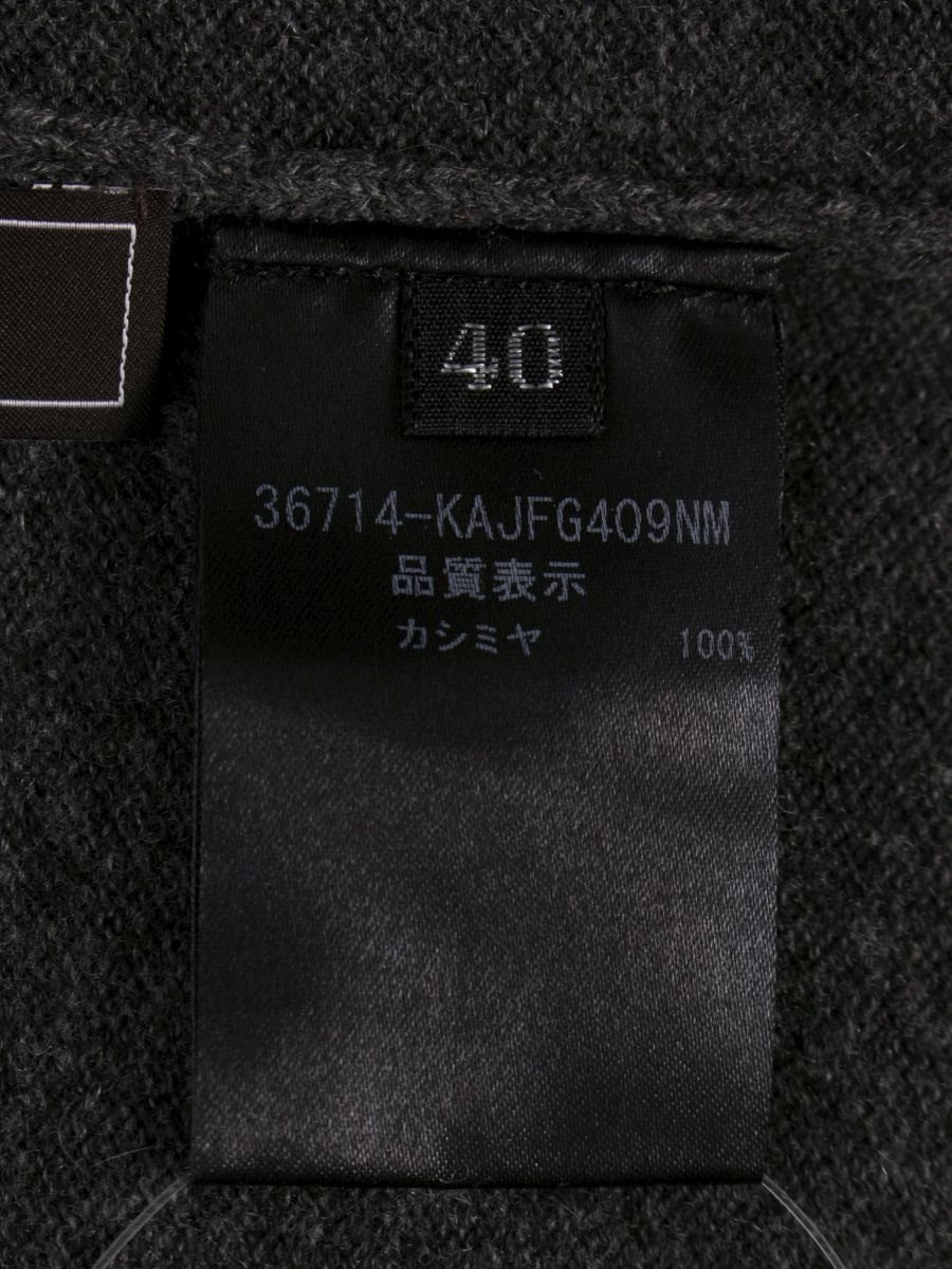 フォクシーブティック Pearl Embroidered Cardigan 36714 カーディガン 40 グレー カシミヤ IT7BG536743C