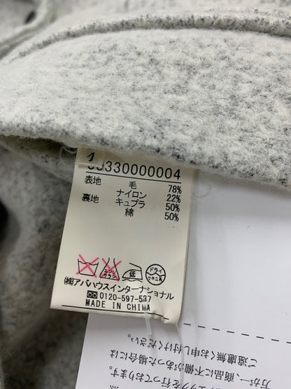アバハウスドゥヴィネット 30330000004 ステンカラーコート 1 グレー ウール混 ITJH3OPRY8DC