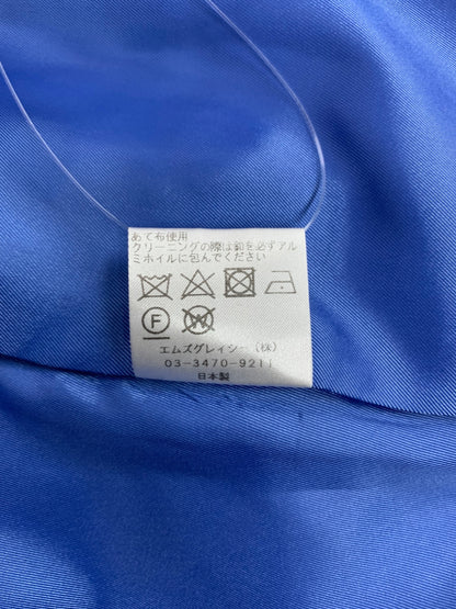 エムズグレイシー 319615 コート 36 ブルー 花刺繍 ITBITCNNU8CW