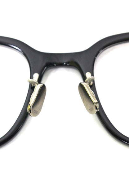 アイヴァン7285 319 メガネ ブラック セルフレーム フルリム ウェリントン ITPB1R66PSEW