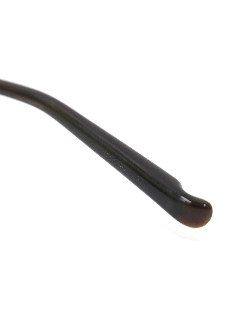 フォーナインズ 6024 メガネ ブラウン/メタルシルバー マーブル柄 IT007XH4LE8G