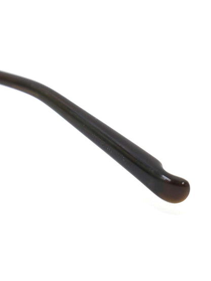 フォーナインズ 6024 メガネ ブラウン/メタルシルバー マーブル柄 IT007XH4LE8G