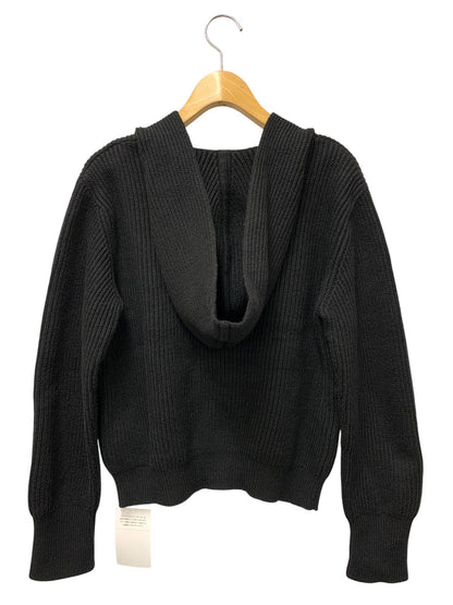 フォクシーブティック Knit Top Coquille 43271 ニット セーター F ブラック フード ITN17S8AQA8G