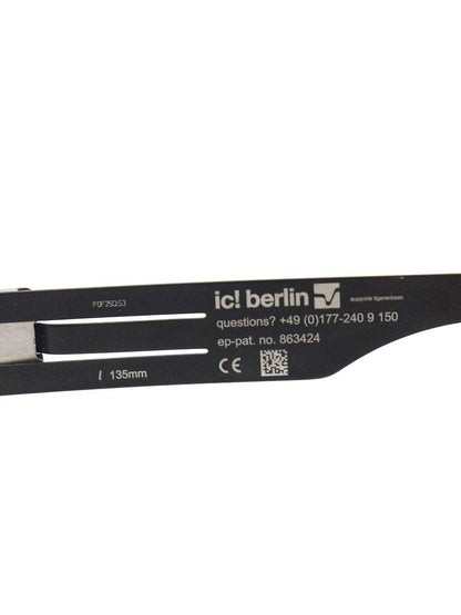 アイシーベルリン Guuchan メタルフレーム フルリム オーバル ブラック ITOIH847Z8M1