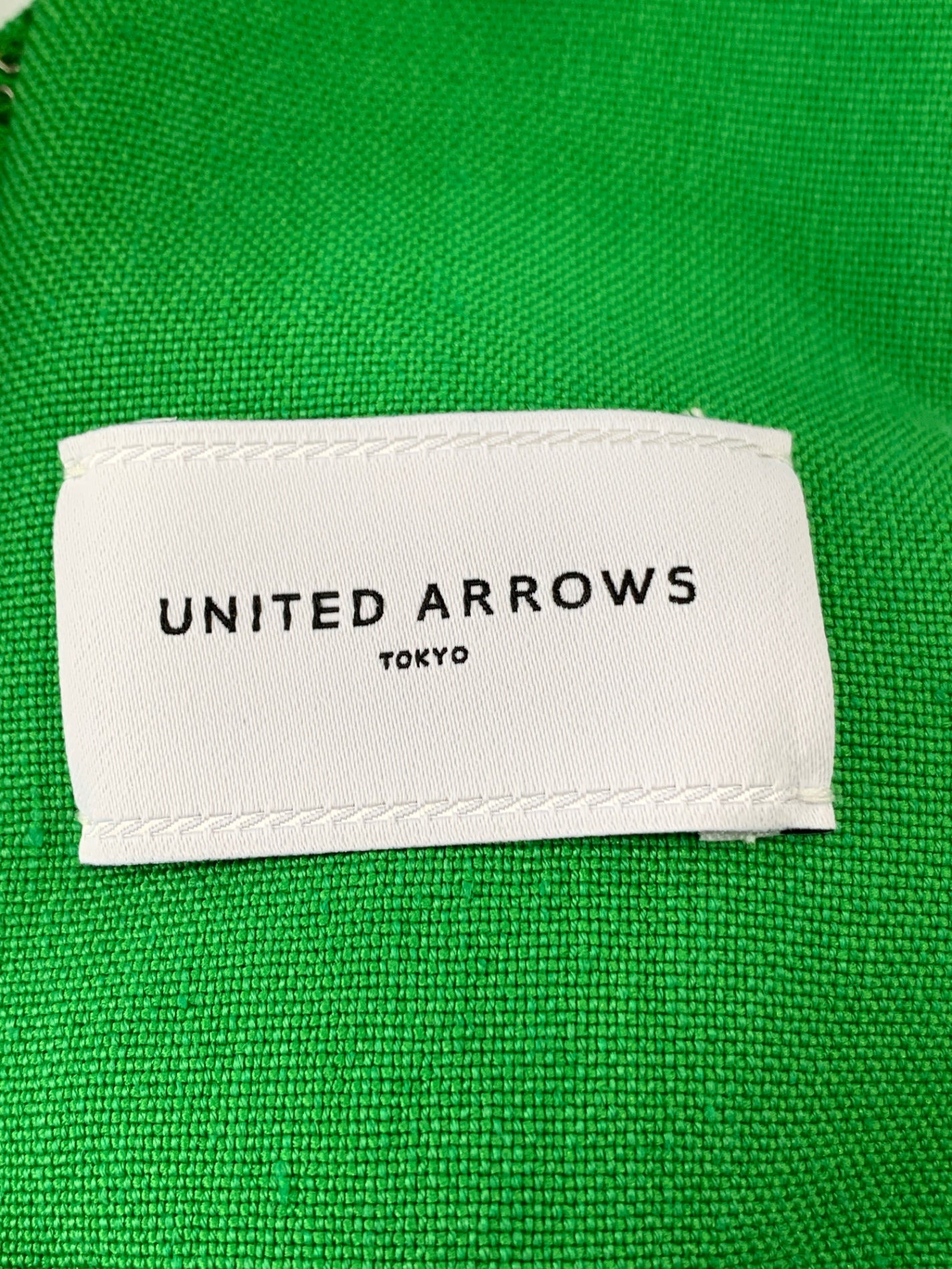 ユナイテッドアローズ UWMSC L/PE BACK VOP120 1526-215-3674-6550 ワンピース 38 グリーン リネン混 ITTRKWU5K9OA 【SALE】