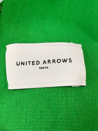 ユナイテッドアローズ UWMSC L/PE BACK VOP120 1526-215-3674-6550 ワンピース 38 グリーン リネン混 ITTRKWU5K9OA 【SALE】