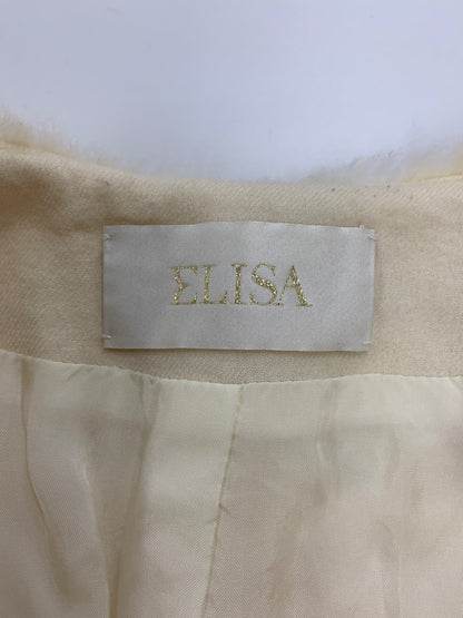 エリザ 26500031 ジャケット 2 ホワイト フェイクファー ITKQ1YI2A1IC 【SALE】