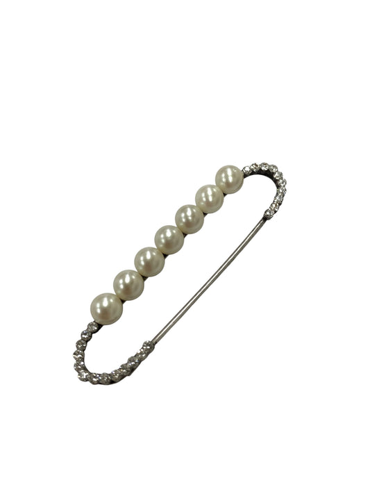 フォクシーブティック ブローチ ホワイト パール ラインストーン IT4APBGF91HS
