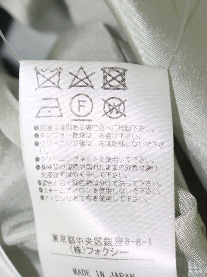 フォクシーブティック 38575 スカート 38 グリーン 38575 Silk Wool Skirt ITX1GC5KOPM8