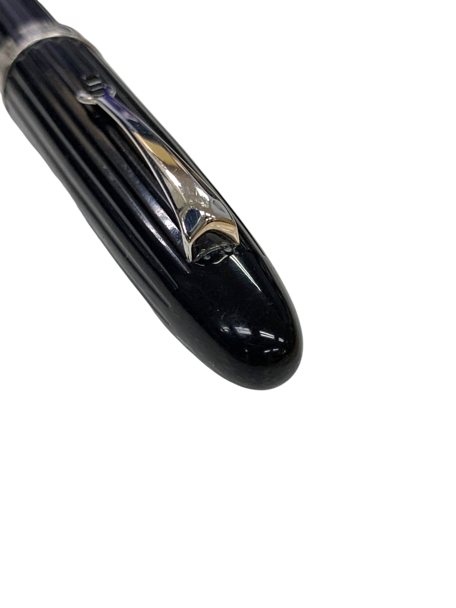 オマス 万年筆 オジバ ギロシェ ハイテク ブラック EF 18K | 中古