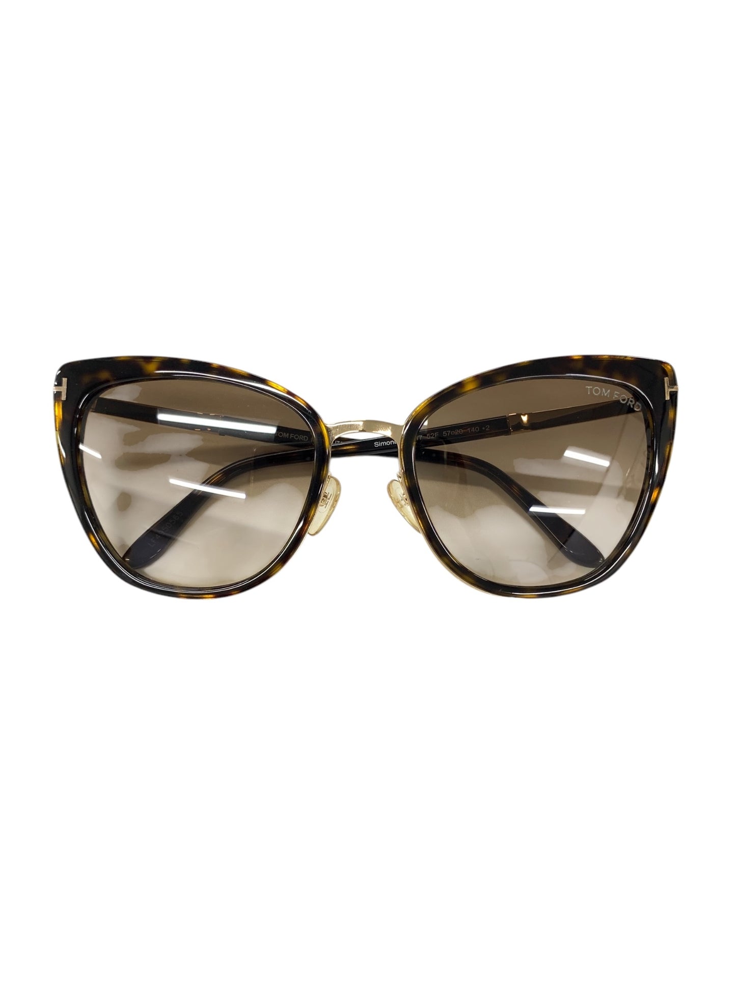 トムフォード Simona TF717 52F サングラス ブラウン コンビフレーム べっ甲柄 IT2N3IF2MPJW