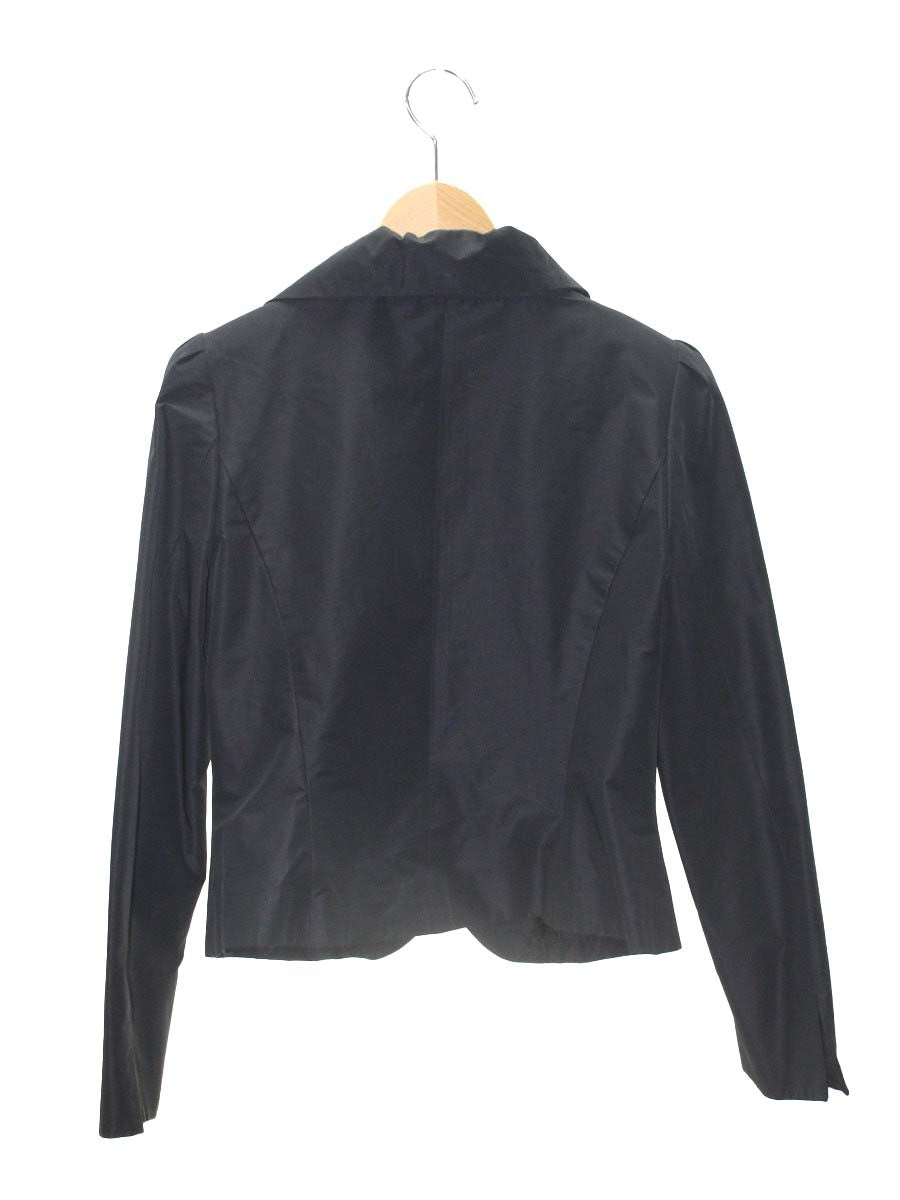 エムズグレイシー 524004 ジャケット 38 ブラック デザイン襟 ITHG8G02X6NW