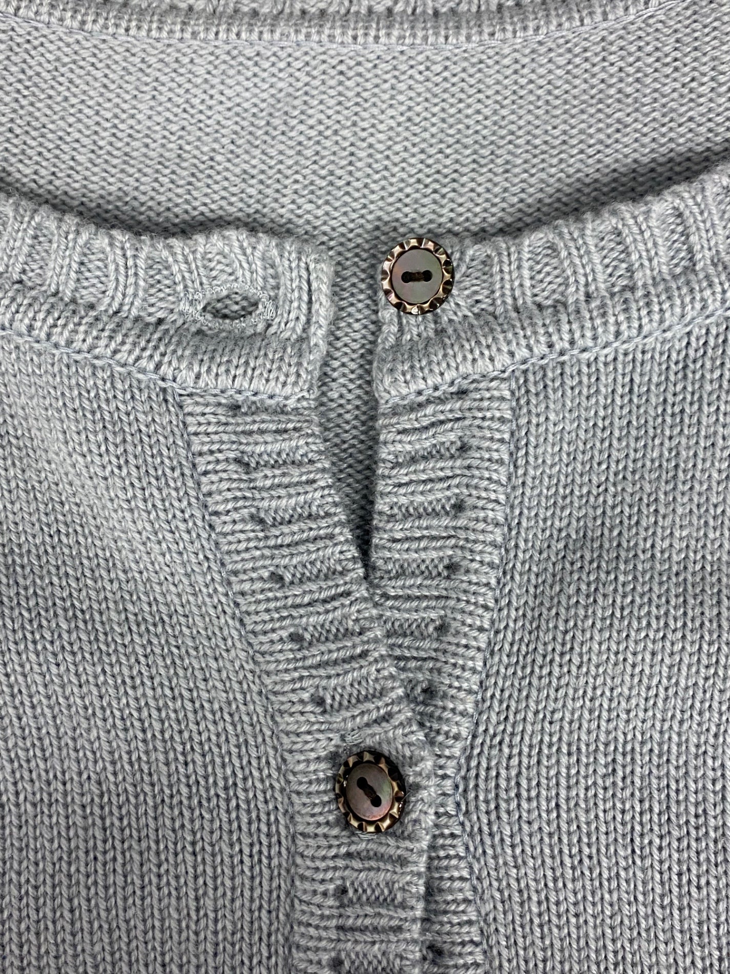 フォクシーブティック Cardigan 36689 カーディガン 42 ブルーグレー カシミヤ IT2BWEQ70B1M