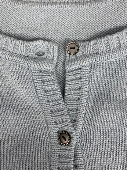 フォクシーブティック Cardigan 36689 カーディガン 42 ブルーグレー カシミヤ IT2BWEQ70B1M