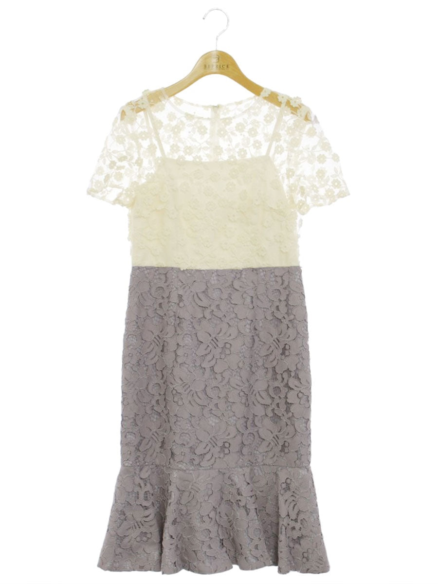 ダイアグラム 3733 5062-0 ワンピース 36 ホワイト レース ITKYGCHN2TZW