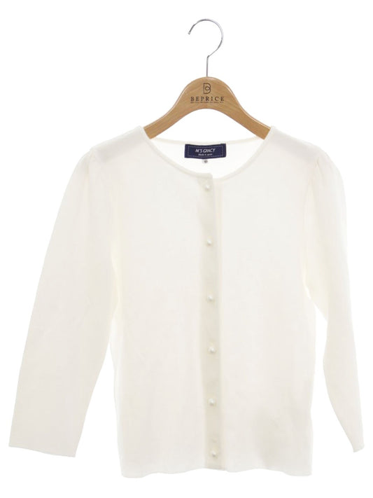 新着】【中古】M'S GRACY(エムズグレイシー) カーディガン 長袖/ビーズ 黒 エムズグレイシー カーディガン通販 | 中古ブランド古着 |  ビープライス 美品 エムズグレイシー 2022 リボン カーディガン ジャケット ダブルジップ エムズグレイシー♡カーディガン美品