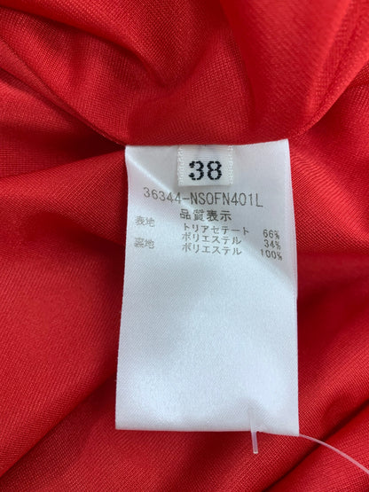 フォクシーニューヨーク バロンドレス 36344 ワンピース 38 レッド IT3RG2O82T9C 【SALE】