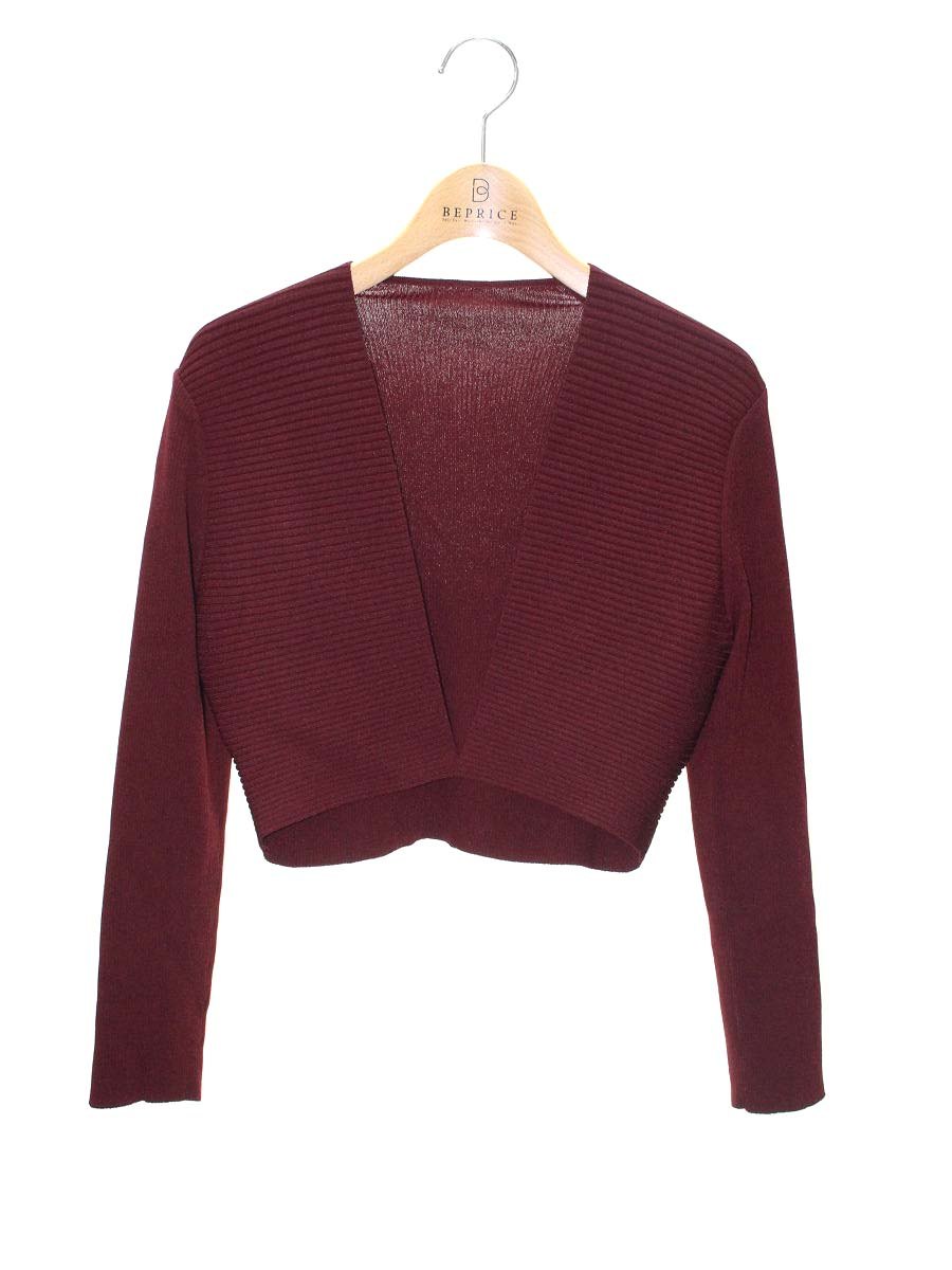 エポカ M5N13-215-38 カーディガン 40 ワインレッド ニット IT6MC29BRGDS
