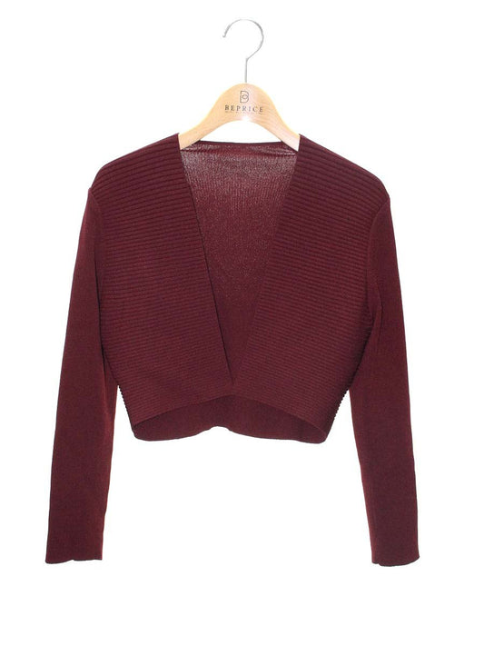 エポカ M5N13-215-38 カーディガン 40 ワインレッド ニット IT6MC29BRGDS