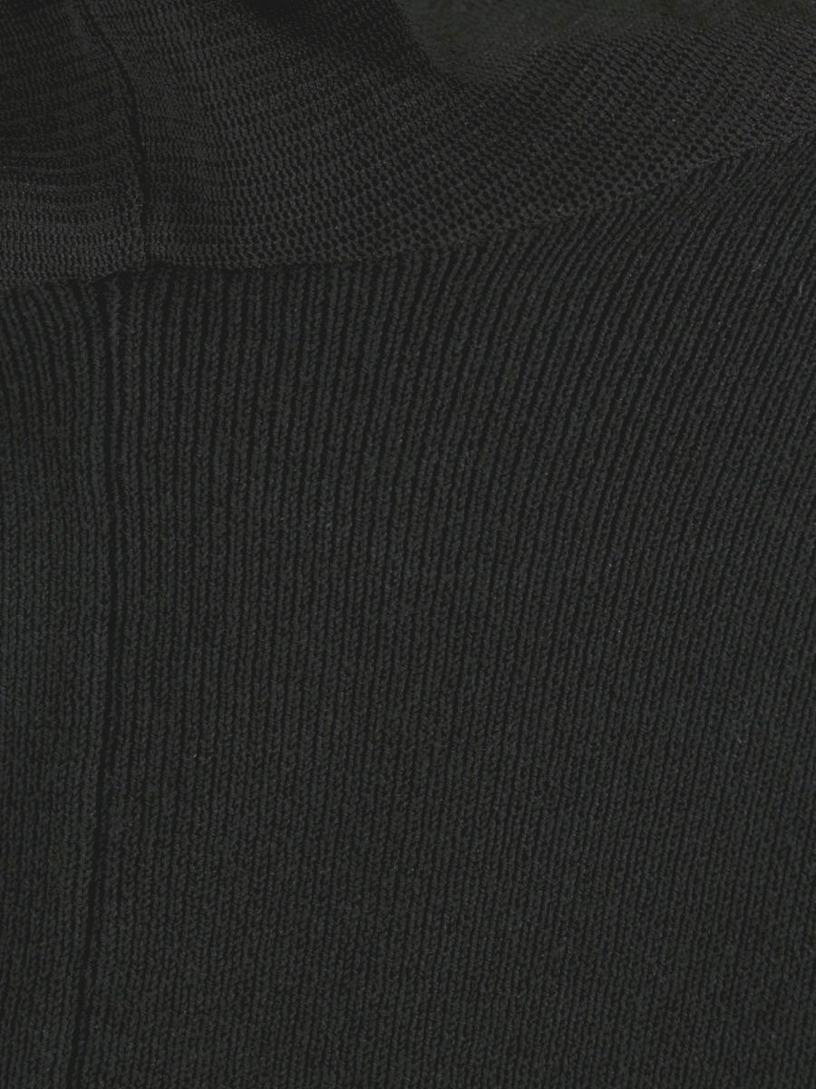 スーパービューティー ワンピース 38 ブラック ニット 袖レース リボン ITRLHB7FPU74