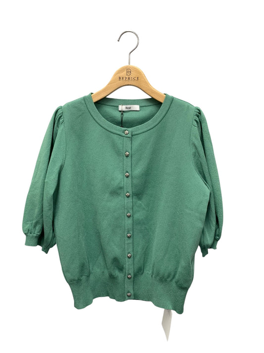 ルネ Puffy Knit Cardigan 6522040 カーディガン 38 グリーン ITHUTME53GIO