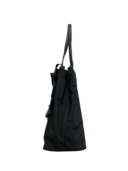 エムズグレイシー 194101 トートバッグ ブラック ナイロン リボン IT900ZZAT7MO 【SALE】