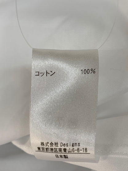 ブラミンク 7911-299-0020 バンドカラーシャツ 46 ホワイト コットン IT81SMSBDOXW