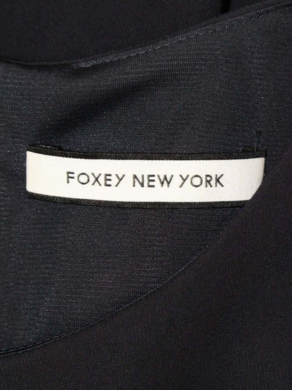 フォクシーニューヨーク 35643 ワンピース 40 ネイビー プリーツ IT1NVSPMUND2