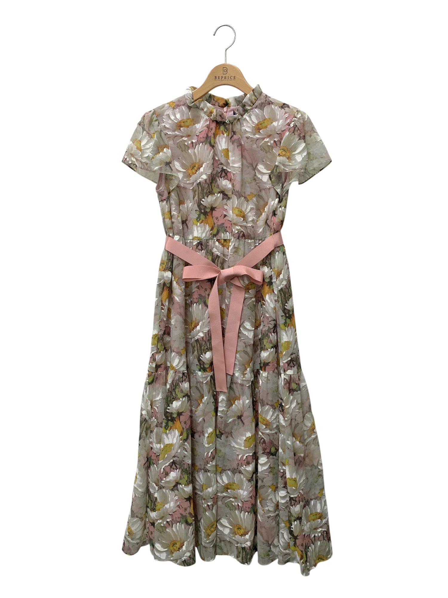 M'S GRACY カメリア＆ドットワンピース 44サイズ♡訳アリ Camellia One