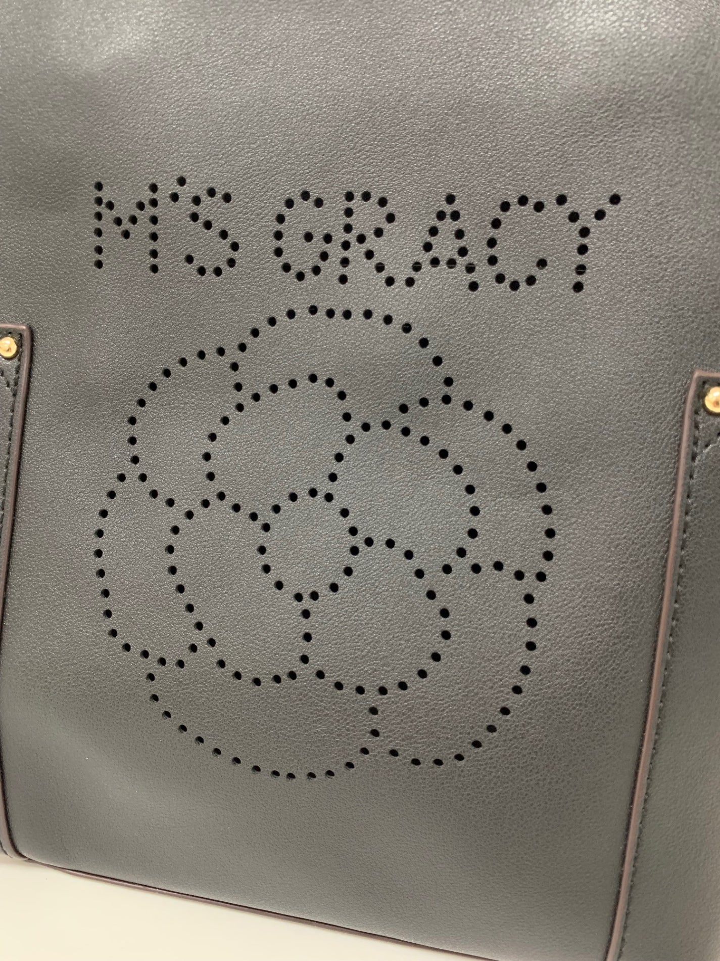 エムズグレイシー パンチング 994503 トートバッグ ブラック カメリア柄 ITZJJDNIRA61