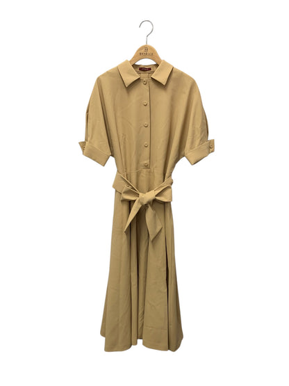 アマカ 【WEB・一部店舗限定】【ATELIER COLLECTION】コットンダブルクロスワンピース V5J74-412-40 40 ベージュ 2024AUTUMN ITGV4RR2O60W