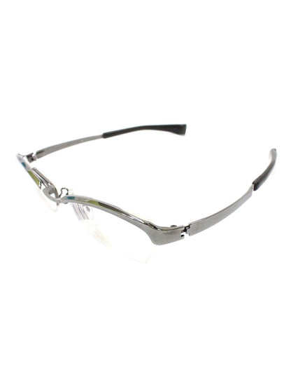 フォーナインズ S-321T メガネ 眼鏡 ガンメタル/ブラック メタルフレーム ハーフリム スクエア ITKFGVYV2O9W