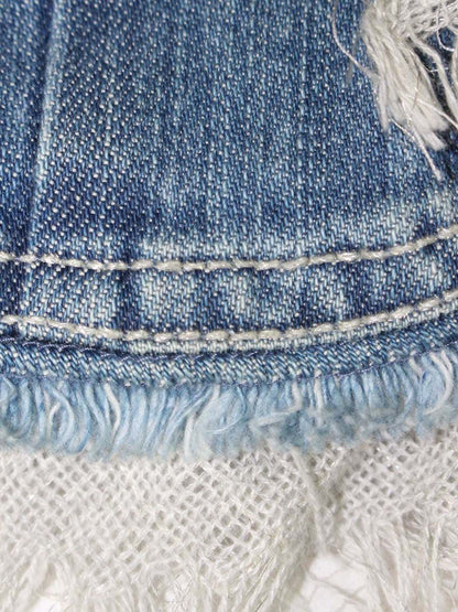 トゥービーシック W5E05-106-24 デニムジャケット 42 ブルー ビジュー ITH7ARU2R7ZU