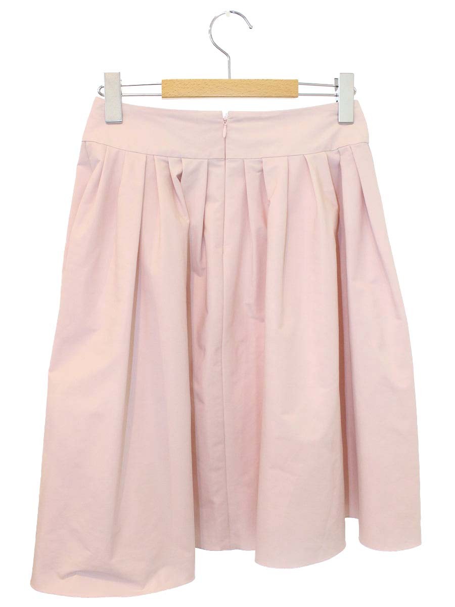 エムズグレイシー 027124 スカート 38 ピンク タックフレア ITYZ1UGGJDNW