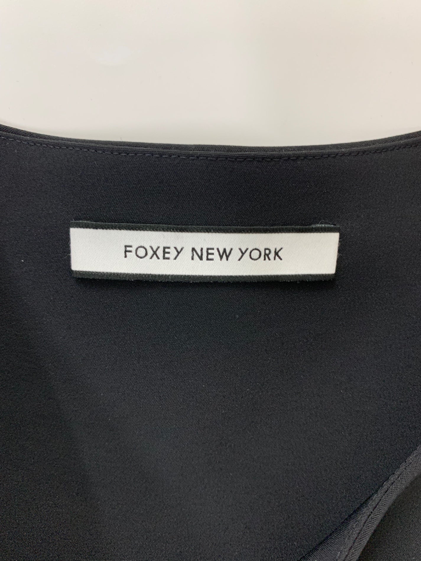 フォクシーニューヨーク コート マットストレッチグログラン 33734 40 ブラック IT9NTVO5W538