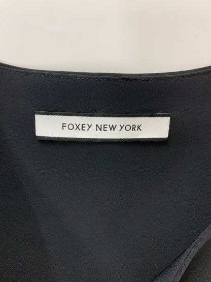 フォクシーニューヨーク コート マットストレッチグログラン 33734 40 ブラック IT9NTVO5W538