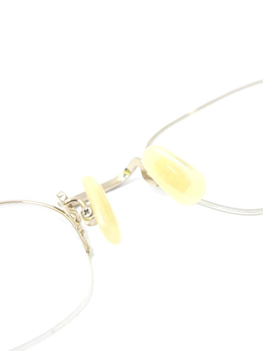 金子眼鏡 BWG VINTAGE KV-112 メガネ ゴールド コンビフレーム ハーフリム（ナイロール）スクエア ITTGRGE2K0T4