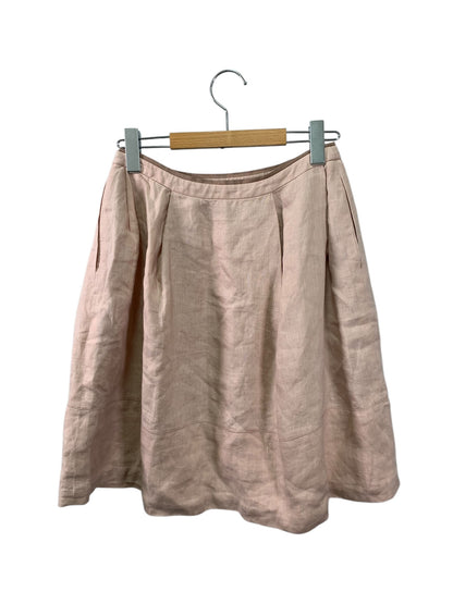 フォクシー 34196 スカート 40 ピンク ベルフラワー リネン ITEGPJCK7KKW 【SALE】