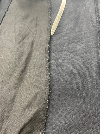 エポカ M5R12-756-09 パンツ 38 ブラック ワイド クロップド リネン混 IT5PZEYJENMO
