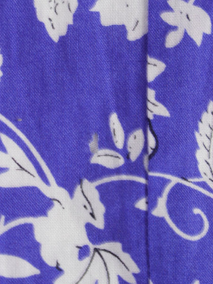 スーパービューティー ワンピース 42 ブルー フラワープリント ITT4S93FYHMQ 【SALE】