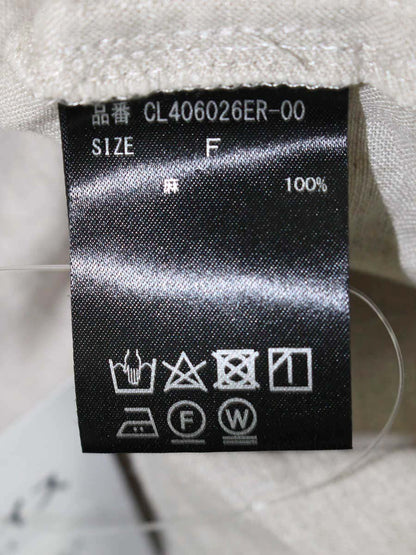 カレンソロジー CL406026ER チュニック F ベージュ リネン 麻 ITRWTE9FD5N2