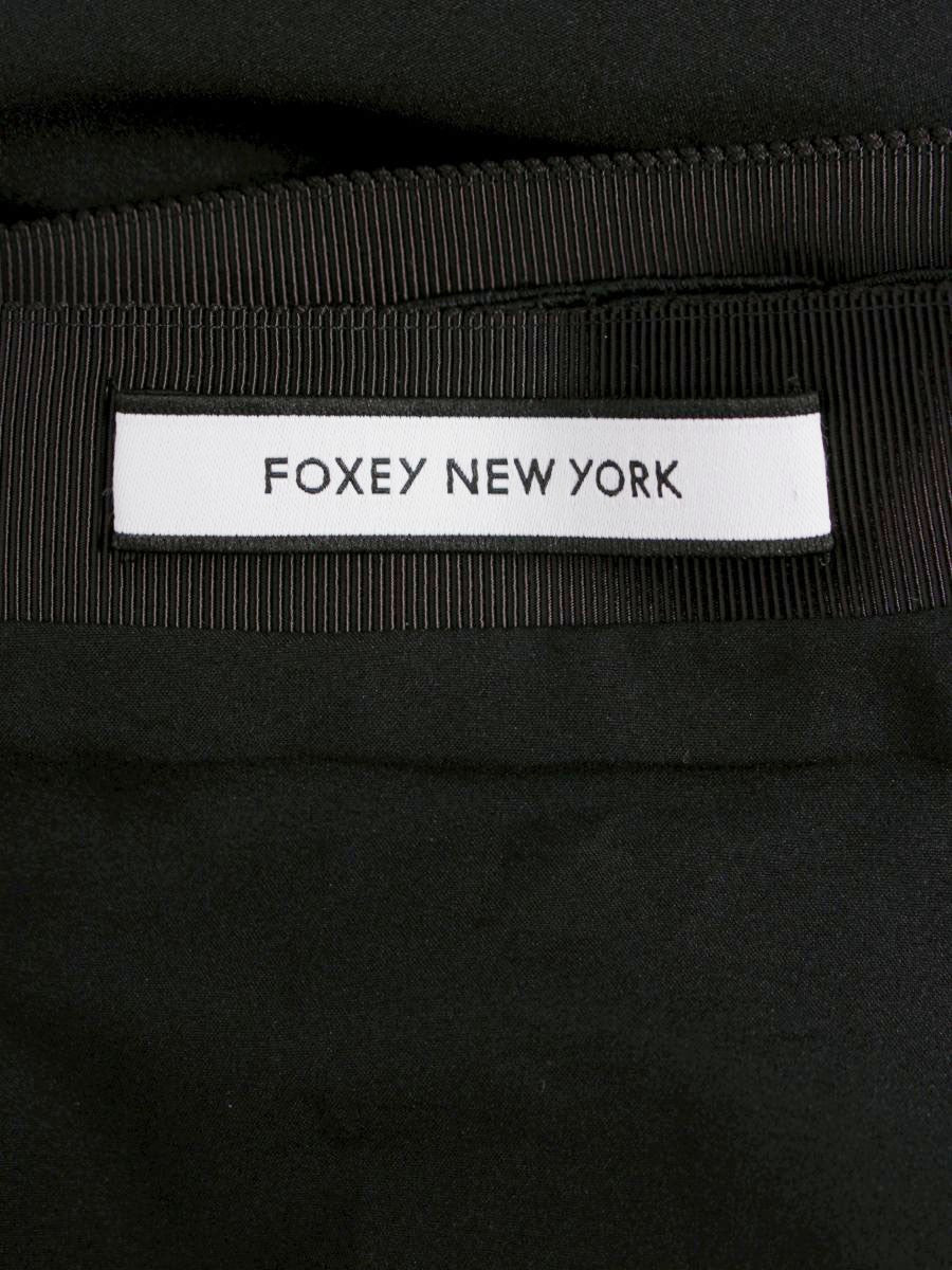 フォクシーニューヨーク リネンベル 39927 スカート 38 ブラック IT4RPKD2UVXJ 【SALE】