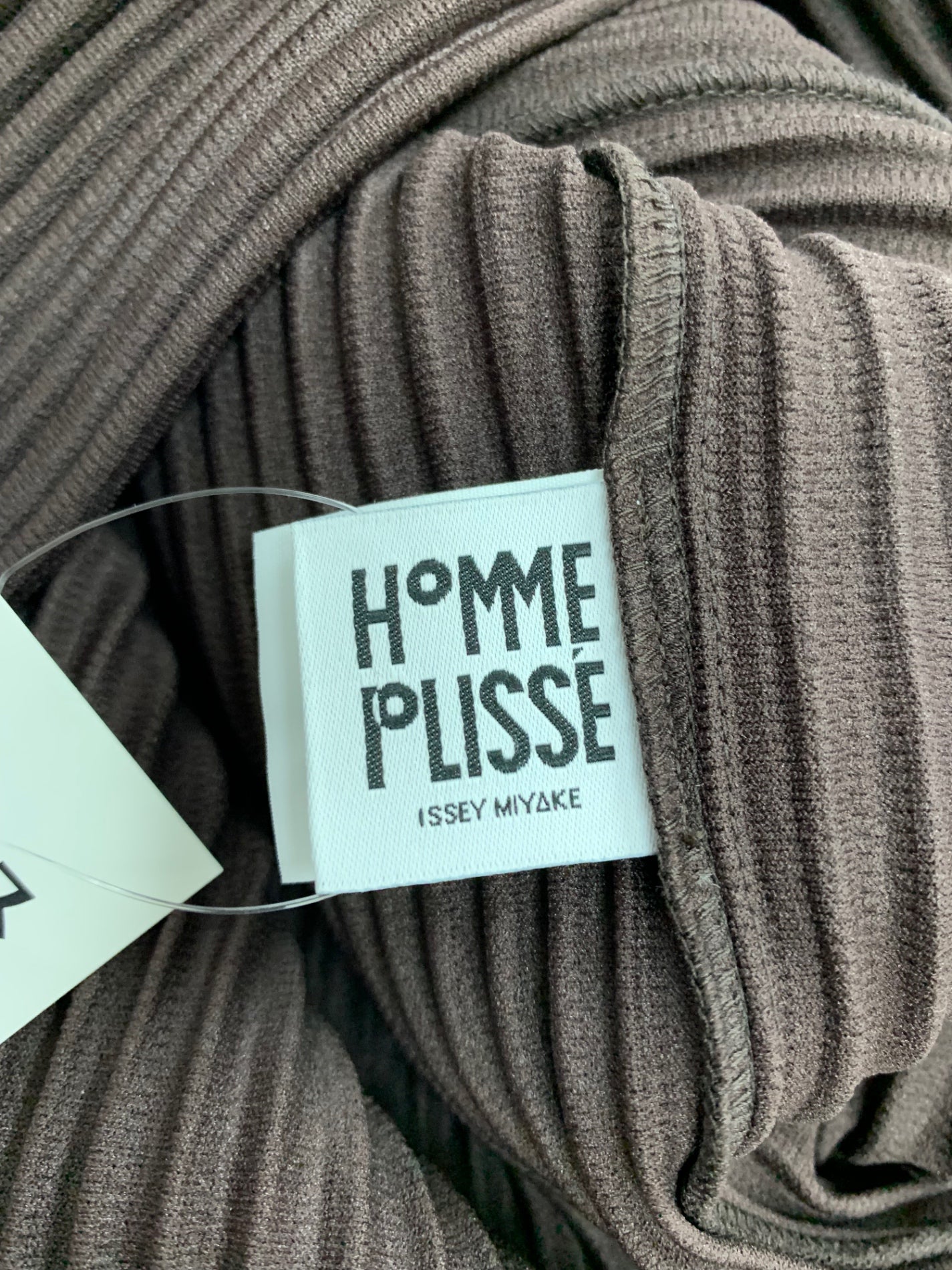 オムプリッセイッセイミヤケ HP14JL126 テーラードジャケット 3 ブラウン 1B プリーツ IT21BJH3K0FQ