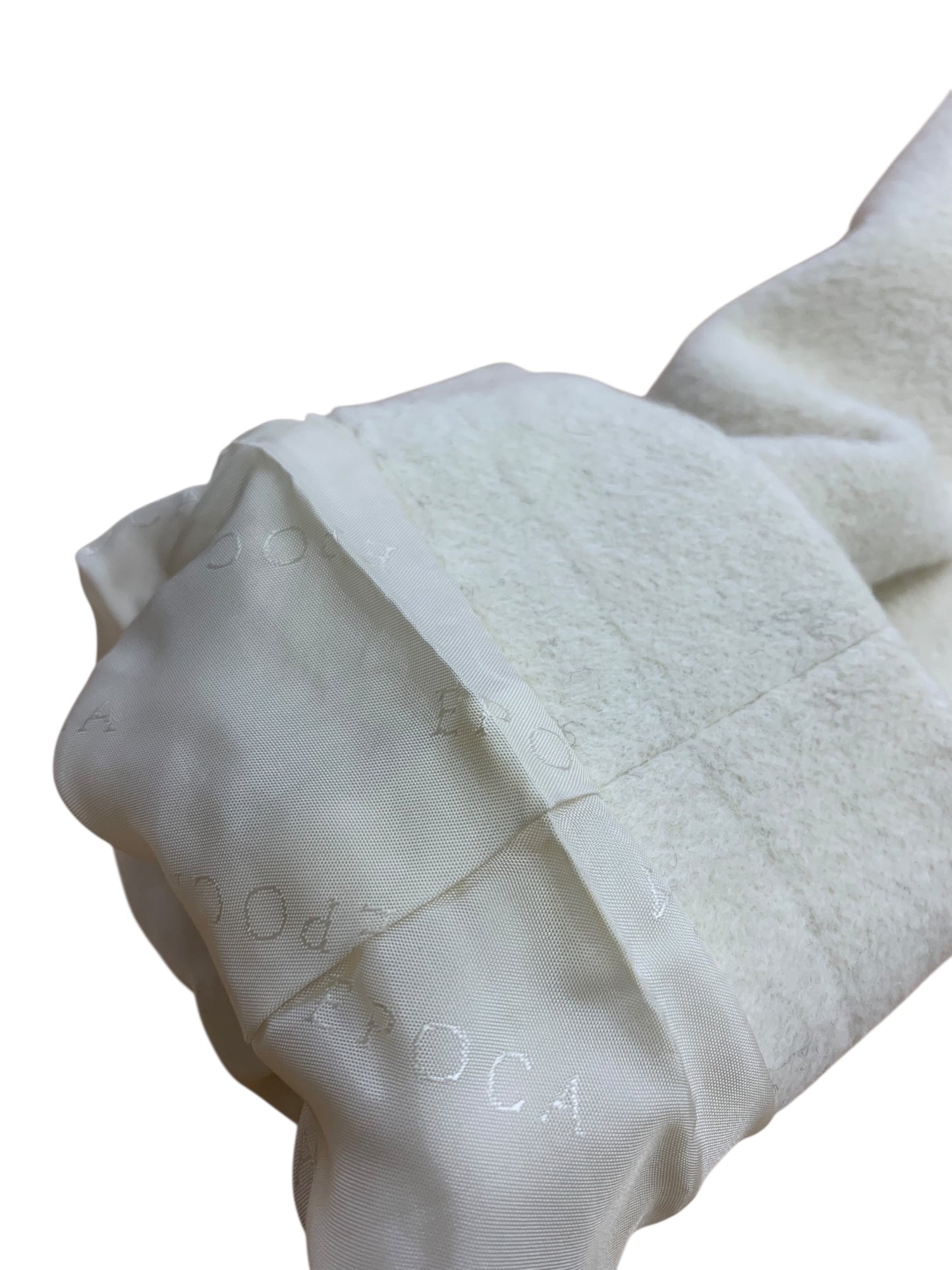 エポカ KN112-471-01 コート 40 アイボリー アンゴラ ウール カシミヤ ラクーンファー ITUM0MH42N4O