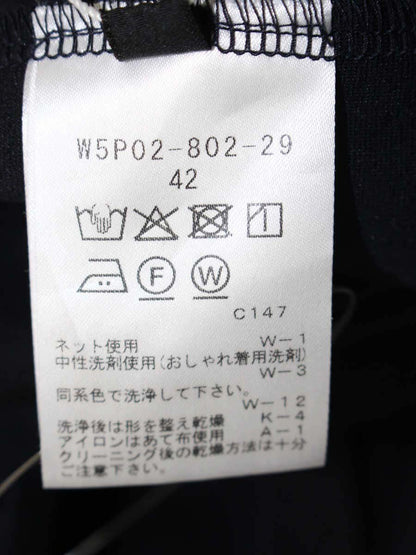 トゥービーシック W5P02-802-29 カットソー 42 ネイビー フリル ストーン ITJIV32WEJ44