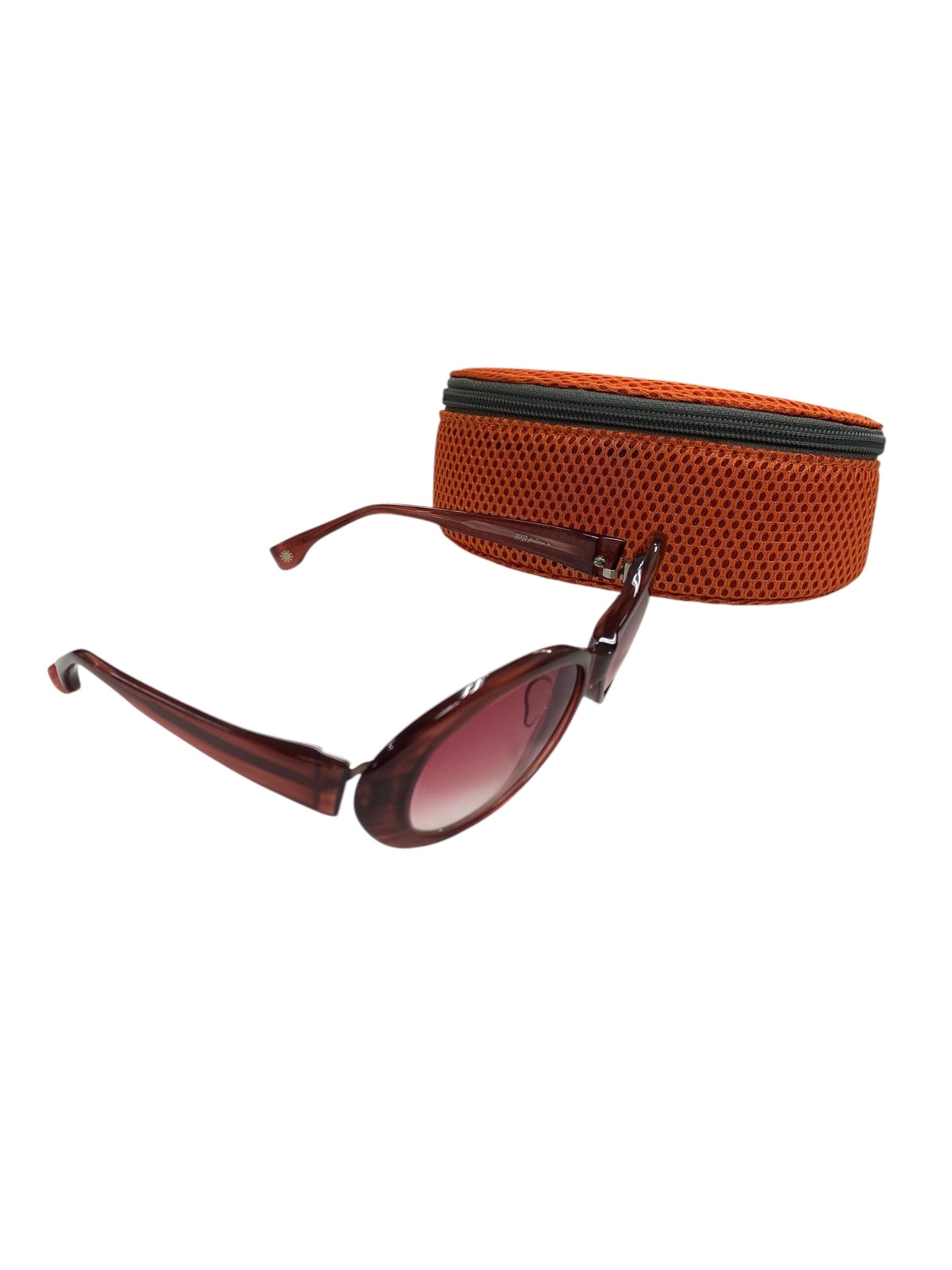 フォーナインズ feelsun F-03NP サングラス レッド フィールサン オーバル ラメ IT9ES4E4VBK0