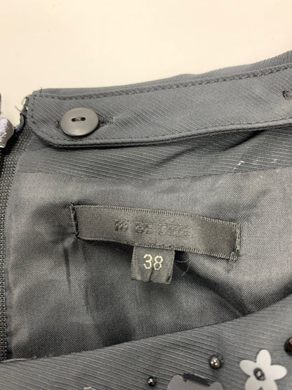 トゥービーシック W5J02-622-09 ワンピース 38 ブラック 衿ビジュー IT9I52U8S95Y