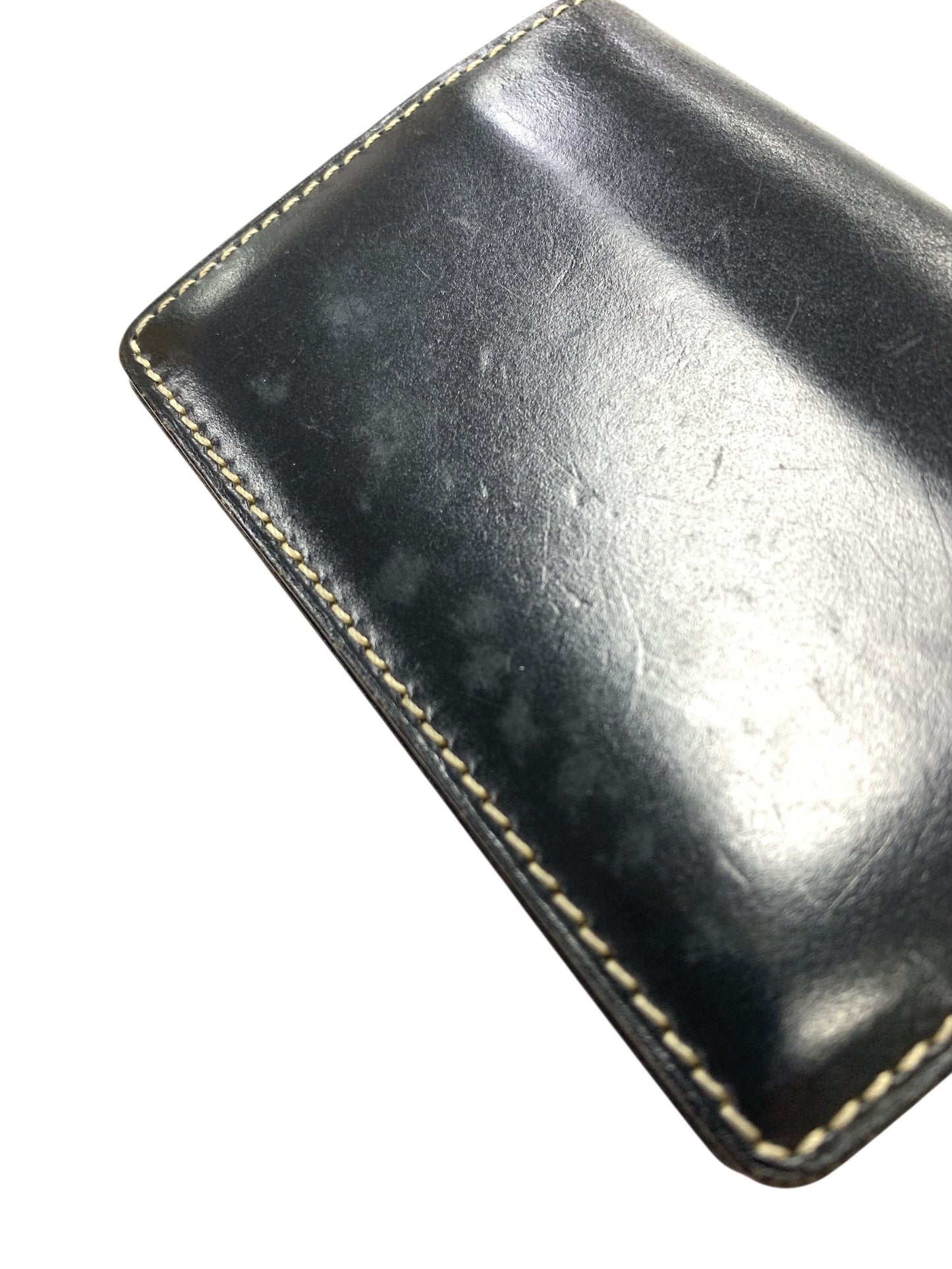 ガンゾ 名刺入れ ブラック レザー ITWH9ZO34TWY