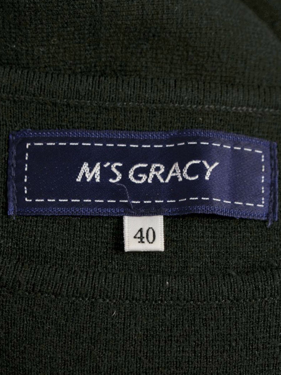 エムズグレイシー Ribbon Knit One-piece 818570 ワンピース 40